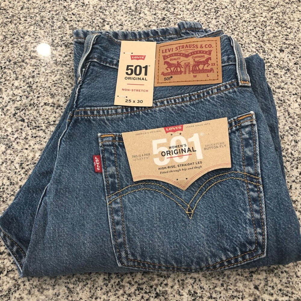 Levi’s 501’s Original Time Lapse High Waisted Jean - Picture 6 of 8
